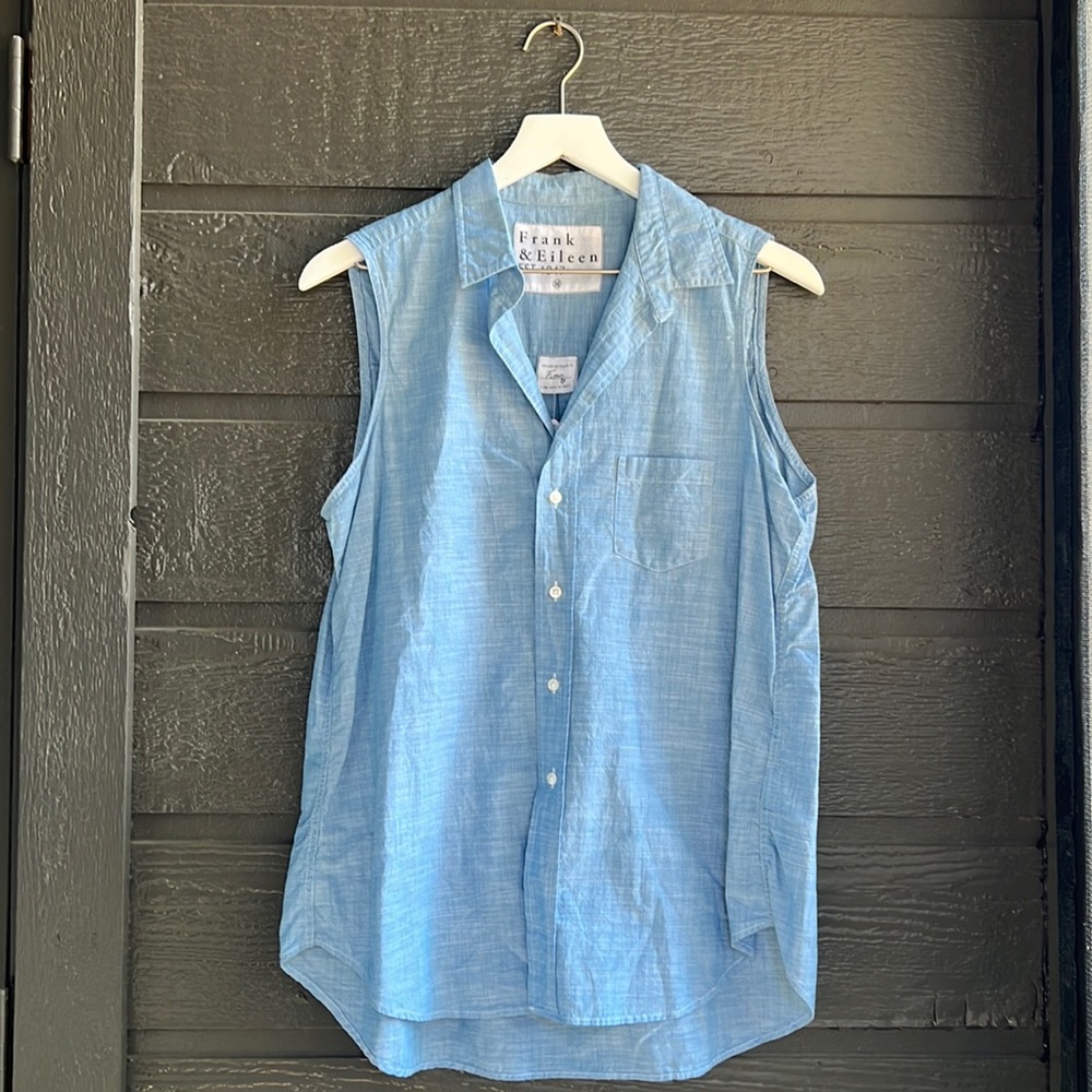FRANK AND EILEEN Fiona denim top